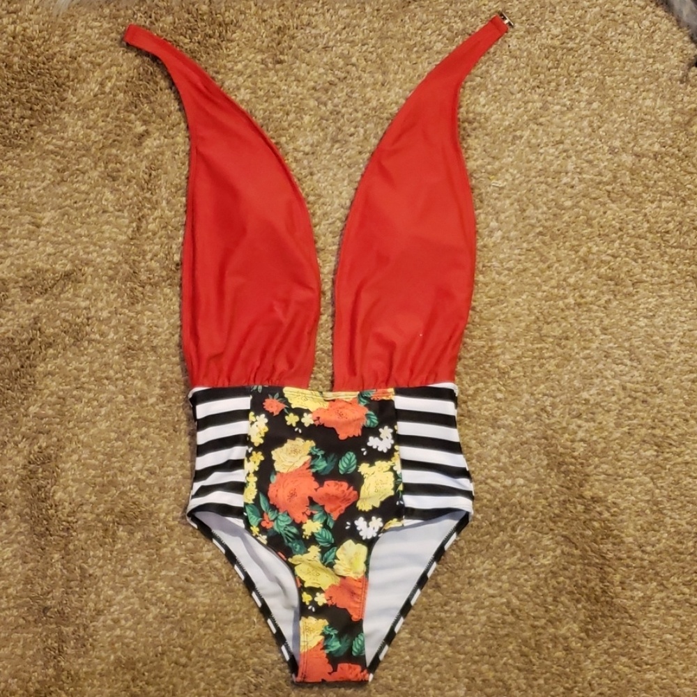 Shein one piece bathing suit